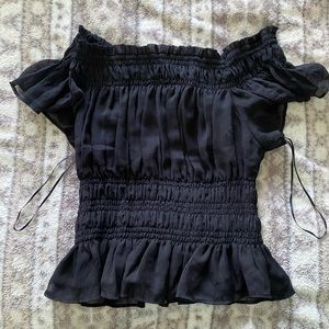 AF Chiffon Off The Shoulder Top